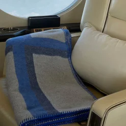 Cornice Blue & Gray Blanket