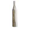 Corteccia White Bottle with Gold Insert