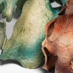 Courmayeur Green Ceramic Sculpture By Assia Karaguiozova