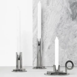 Crocera Bugia Stainless Steel Candle Holder