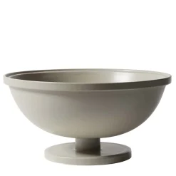 Cuppone Large Gray Ceramic Goblet by Aldo Cibic