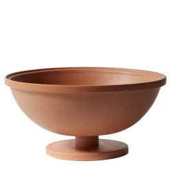 Cuppone Large Terracotta Ceramic Goblet by Aldo Cibic