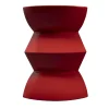 Curve Red Ceramic Vase #4 by Zaven