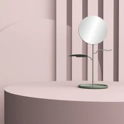 Custode Anthracite Jewelry Stand with Mirror