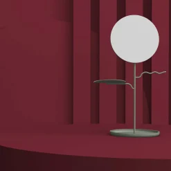 Custode Sage Green Jewelry Stand with Mirror