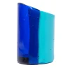 Cut Blue Small Vase by Enzo Mari