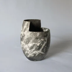 Cut Medium Naked Dark Vase
