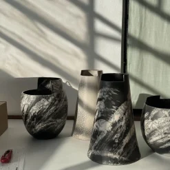 Cut Medium Naked Dark Vase