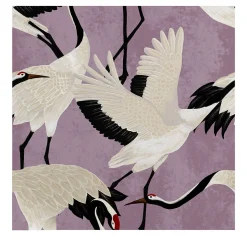 Cute Purple Herons Wallpaper