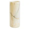 Cylindrical Vase in Paonazzo marble