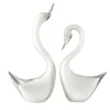 Cynus Set of Two White Swans