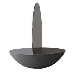 D30 Double-Sided Table Mirror in Dark Gray