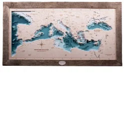 3D Mediterranean Map Picture