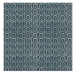 Daamè Set of 25 Square Blue Tiles #1