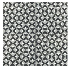 Daamè Set of 25 Square Gray Tiles #1