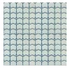 Daamè Set of 25 Square Light-Blue Tiles #2