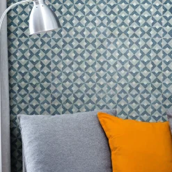 Daamè Set of 25 Square Light-Blue Tiles #1