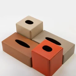 Daisy Seta Beige Rectangular Tissue Box