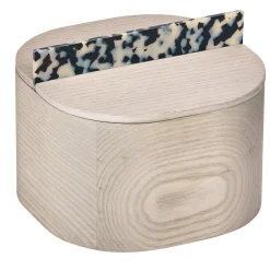 Dama Tortoise Square Rounded Box #5