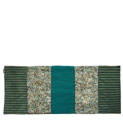 Damasco Blooming Blue & Green Bed Runner