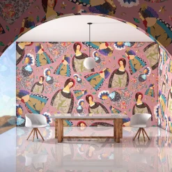 Dame de Rêve Rouge Luca Artioli Wallpaper