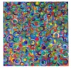 Dance of Colors Acrylic Large Painting in Blue