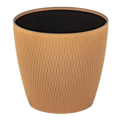 Dark Beige Silvy Flower Pot