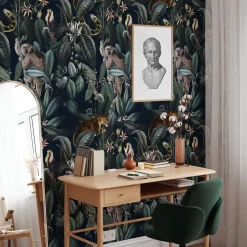 Dark Tropical Wild Jungle Wallpaper