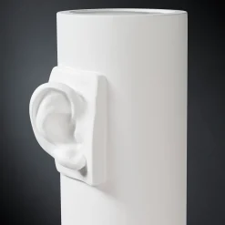 David's Ear White Vase
