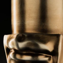 David's Lips Golden Vase