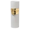 David's Lips White and Gold Vase