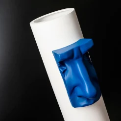 David's Nose Blue Vase