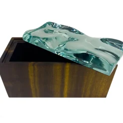 Decorative Crystal & Boise De Rosewood Box