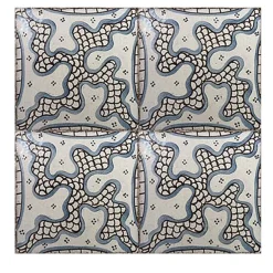 Decori Modulari Set of 4 Tiles #19