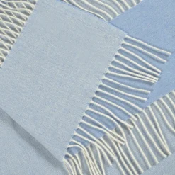 Defilé Fringed Azure Small Blanket