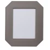 Del Monte 26 Octagonal Luna Gray Leather Frame