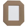 Del Monte 23 Octagonal Tamarone Beige Leather Frame