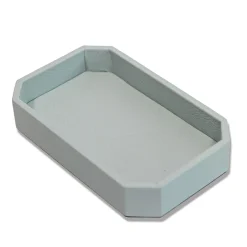 Del Monte Small Stintino Light Blue Leather Vide-Poche