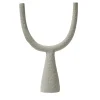 Delta Matte Anthracite Ceramic Candlestick