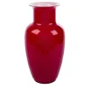 Demajo Incamiciato Red and White Vase