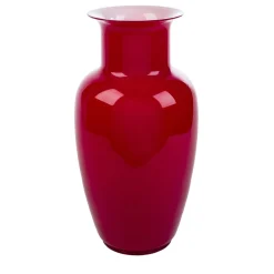 Demajo Incamiciato Red and White Vase