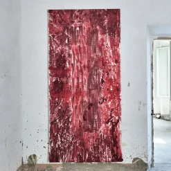 Deserto Rosso Hand Painted Linen