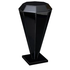 Diamante Black Support Column