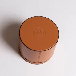 Diamond Pecan Mini Circle Box