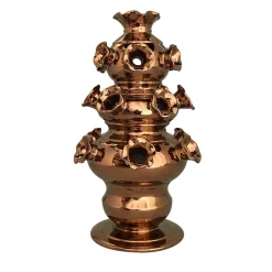 Diciannove Bocche Bronze Vase