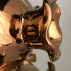 Diciannove Bocche Bronze Vase