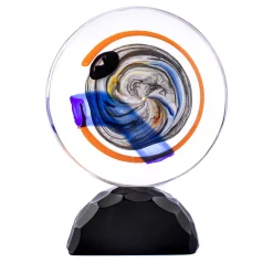 Disco Sommerso Large Polychrome Sculpture