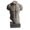Discophoros Torso Ceramic Sculpture with base