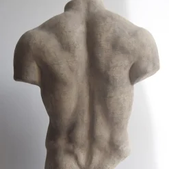 Discophoros Torso Ceramic Sculpture with base