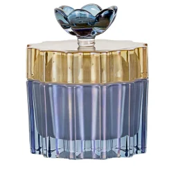 Doge Blue Glass Box with Lid